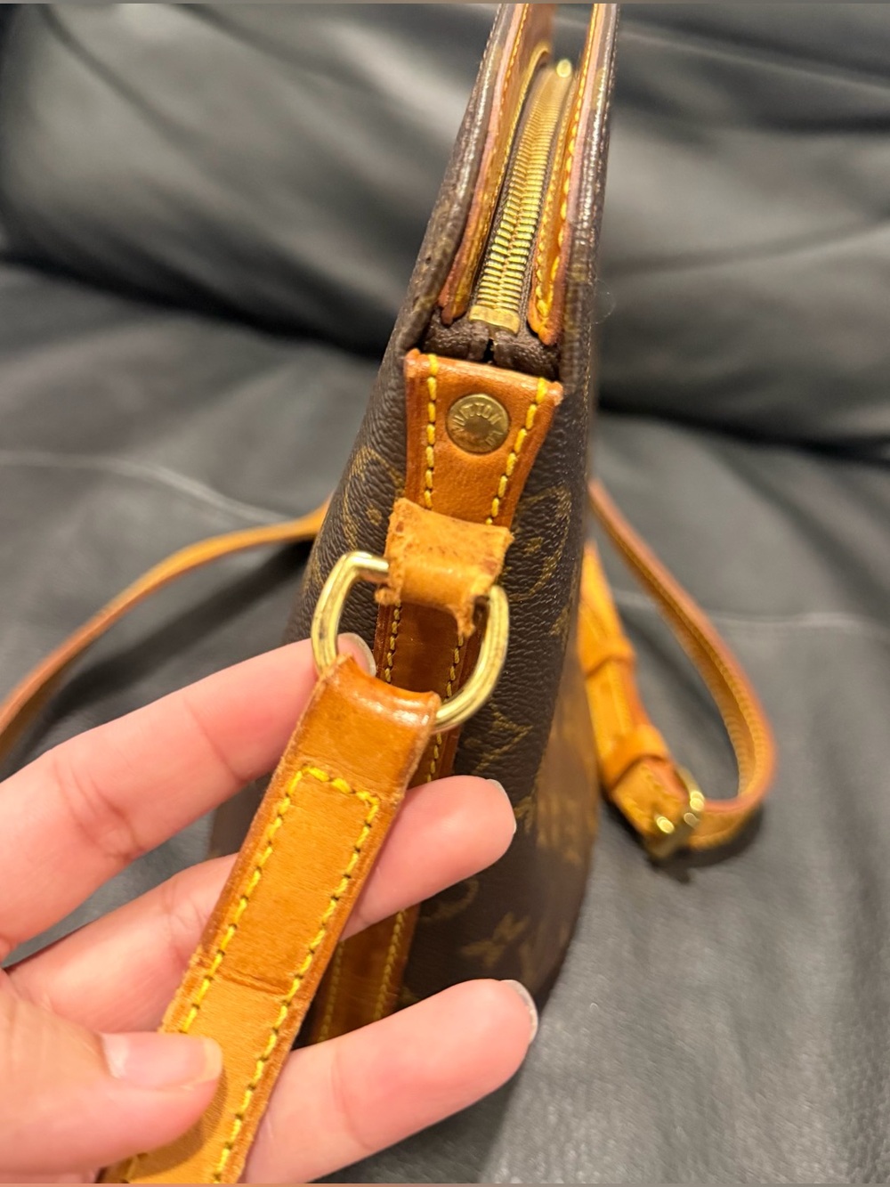 Authentic Louis Vuitton Monogram Drouot Crossbody Bag - Picture 11 of 13